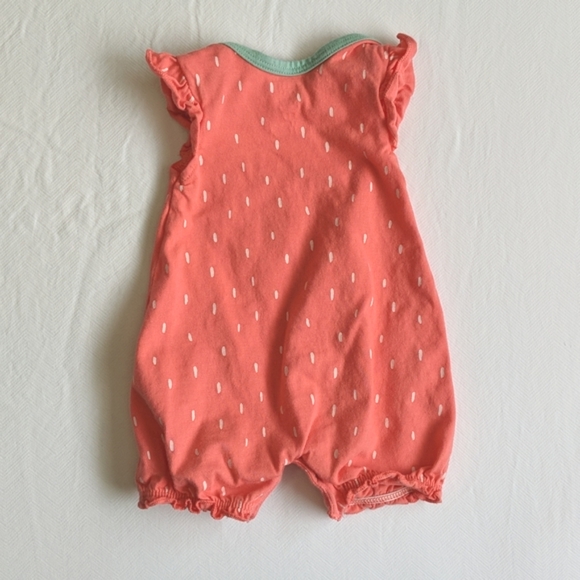 🌟3/$15 strawberry newborn bubble romper playsuit Carter's - Picture 5 of 5